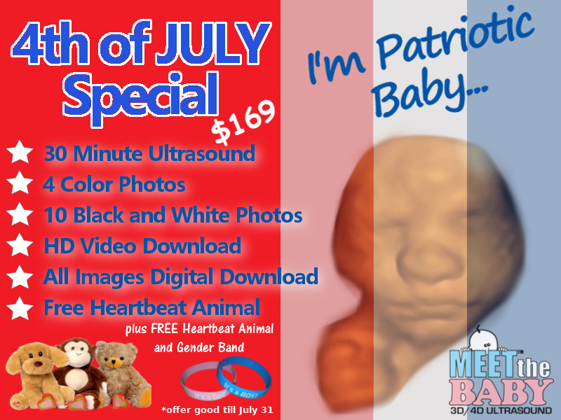 4th of July Special $169 for Platinum Ultrasound